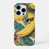 Banana Groove | Funky Dancing Banana Retro Cartoon iPhoneケース (裏面)