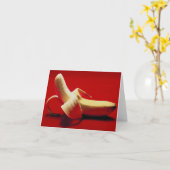 Banana in a Red Room Card カード (黄色い花)