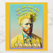 BANANA MAN ワインラベル (シングルラベル)