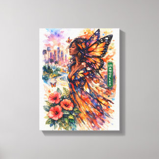 Banana Moon Over Turquoise Seas キャンバスプリント