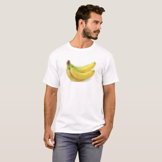 Banana Pixel Tシャツ (正面フル)