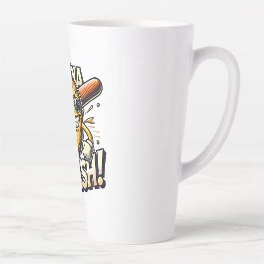 Banana Power-Up カフェラテマグ (右)