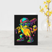 Banana Shirt Funny Banana Drip Graphic Kids Boys G カード (黄色い花)