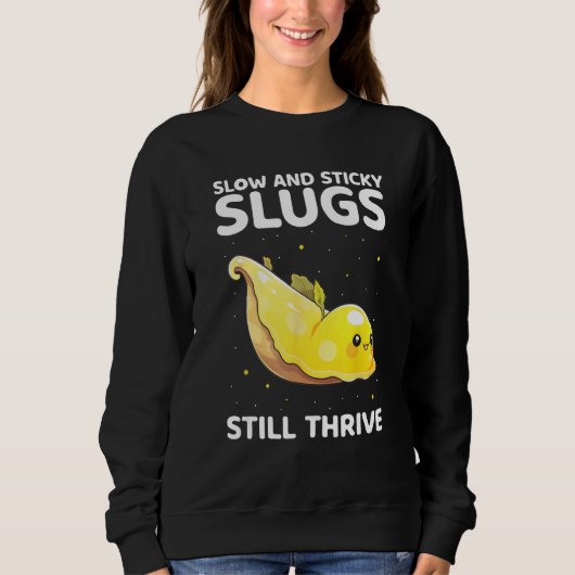 Banana Slug Collecting Quote for Slug Science 12 スウェットシャツ (正面)