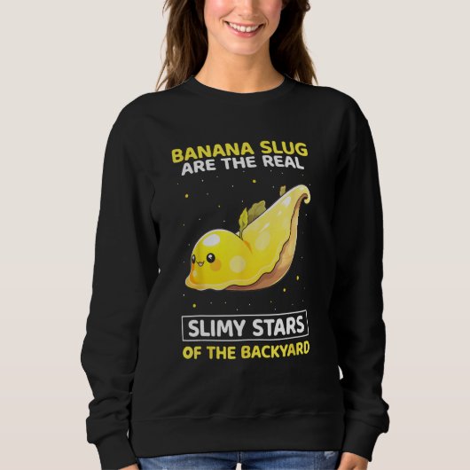 Banana Slug Collecting Quote for Slug Science 9 スウェットシャツ (正面)