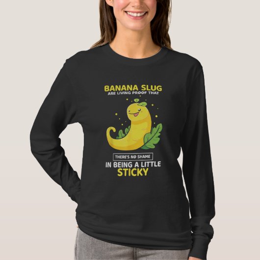 Banana Snail Collecting Quote for Snail Catcher 6 Tシャツ (正面)