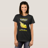 Banana Snail Quote for Snail Catcher and Snail Cat Tシャツ (正面フル)