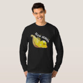 Banana Snail Quote for Snail Catcher and Snail Cat Tシャツ (正面フル)