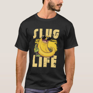 Banana Snail Quote For Snail Catcher And Snail Cat Tシャツ