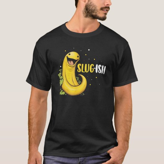 Banana Snail Quote for Snail Catcher and Snail Cat Tシャツ (正面)
