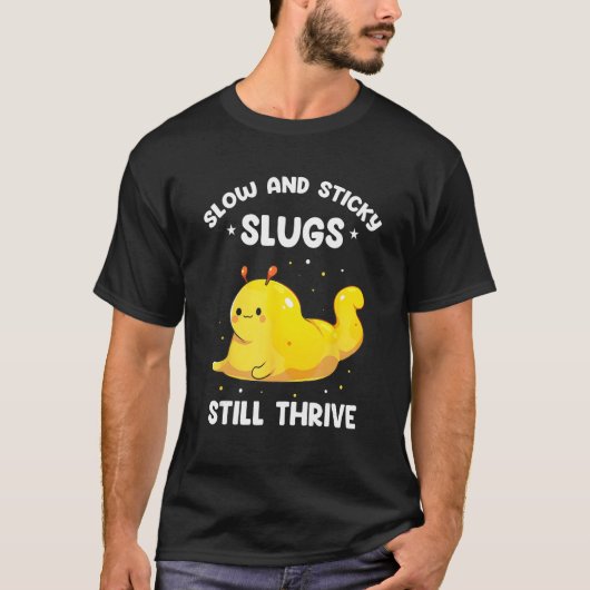Banana Snail Quote for Snail Catcher and Snail Cat Tシャツ (正面)