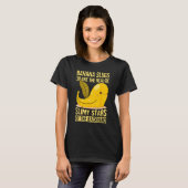 Banana Snail Quote for Snail Catcher and Snail Cat Tシャツ (正面フル)
