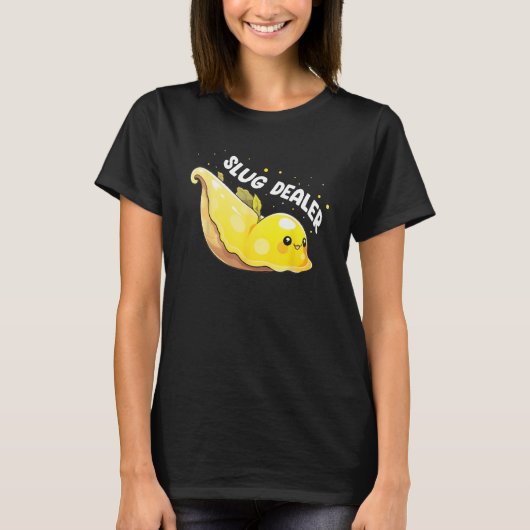 Banana Snail Quote for Snail Catcher and Snail Cat Tシャツ (正面)