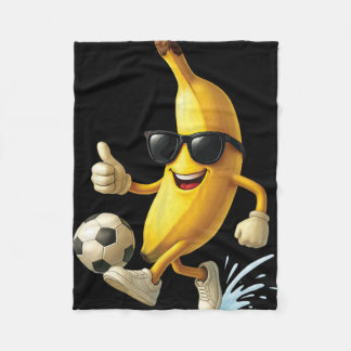 Banana Soccer  フリースブランケット