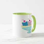 Banana split kittens "Momo, Coco and Biru" マグカップ (正面右)