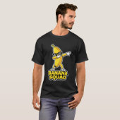 Banana Squad Funny Dabbing Banana Food & Dab Fruit Tシャツ (正面フル)