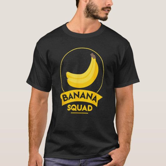 Banana Squad Funny Dabbing Banana Tシャツ (正面)
