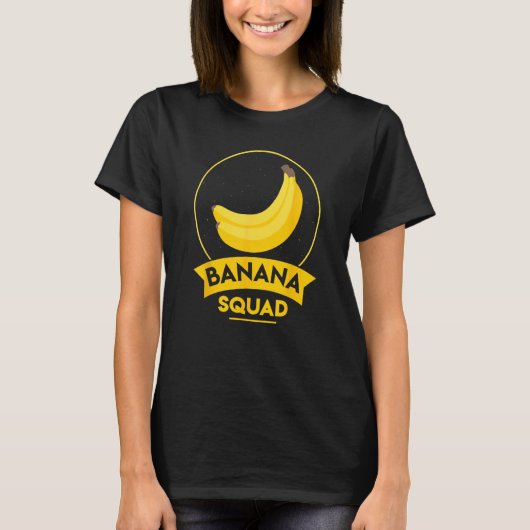 Banana Squad Funny Dabbing Banana Tシャツ (正面)