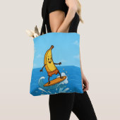 Banana Surfer トートバッグ (クローズアップ)