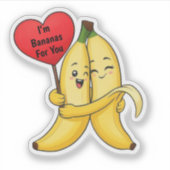 Banana Valentine's Day シール (正面)
