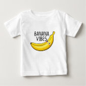 Banana Vibes ベビーTシャツ (正面)