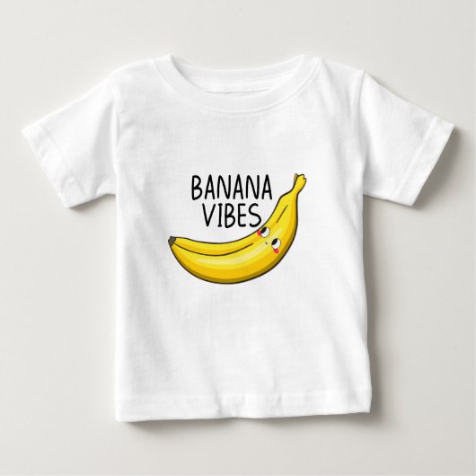 Banana Vibes ベビーTシャツ (正面)