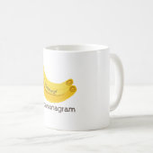 #bananagramのI寄付されたマグ コーヒーマグカップ (正面右)