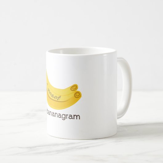 #bananagramのI寄付されたマグ コーヒーマグカップ (正面右)