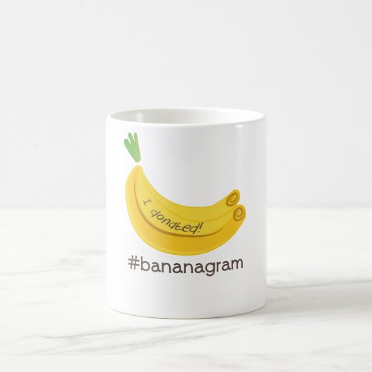 #bananagramのI寄付されたマグ コーヒーマグカップ (中央)