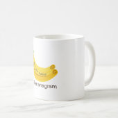 #bananagram愛Mug伯母さん コーヒーマグカップ (正面右)