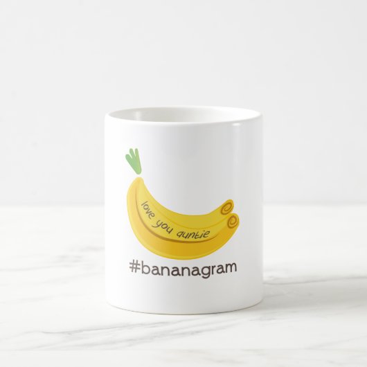#bananagram愛Mug伯母さん コーヒーマグカップ (中央)