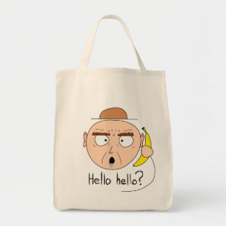 "Bananaphone"のキャンバスは袋に入れます(ライト) トートバッグ