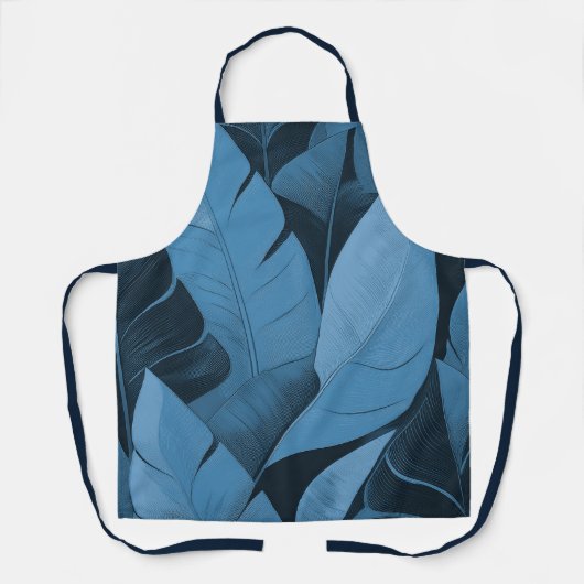 Bananarama Hawaiian Banana Leaves エプロン (正面)