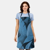 Bananarama Hawaiian Banana Leaves エプロン (着用した状態)