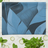 Bananarama Hawaiian Banana Leaves キッチンタオル (折り畳み)