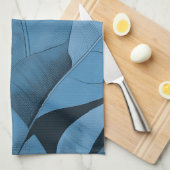 Bananarama Hawaiian Banana Leaves キッチンタオル (四つ折り)