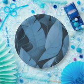 Bananarama Hawaiian Banana Leaves ペーパープレート (パーティー)