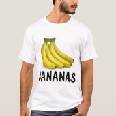BANANASおもしろいパパTシャツ Tシャツ (正面)