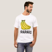 BANANASおもしろいパパTシャツ Tシャツ (正面フル)