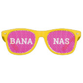 BANANAS レトロ サングラス / 楽しいパーティー サングラス (正面)