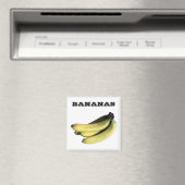 Bananas - (冷蔵庫用マグネットSqare) マグネット (インサイチュ (食洗機))