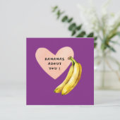 BANANAS ABOUT YOUおもしろカードの大事な行事 招待状 (スタンド正面)