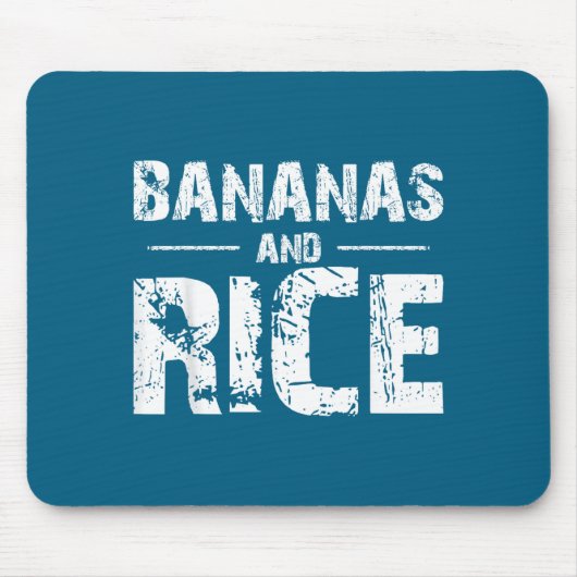 Bananas and rice  マウスパッド (正面)