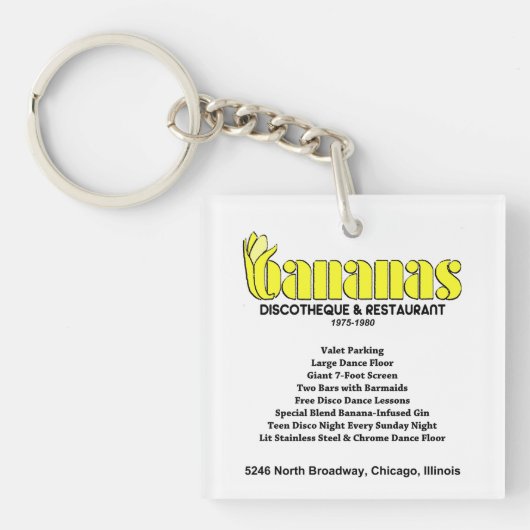Bananas Discotheque and Restaurant(シカゴ、IL) キーホルダー (正面)