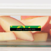 Bananas Food School Name Number ラベル (貼付)