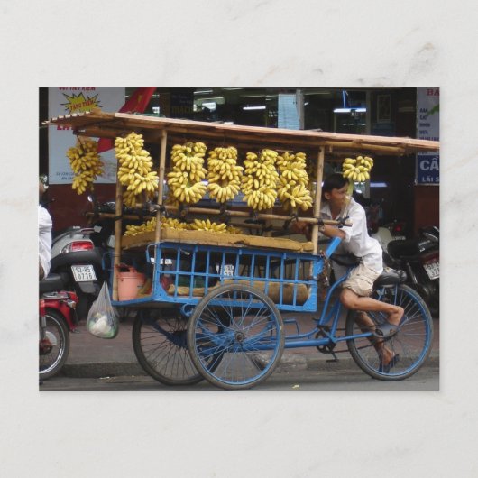 Bananas for sale ポストカード (正面)
