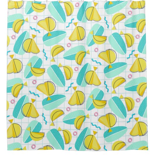 Bananas Memphis シャワーカーテン (正面)