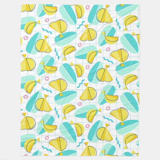 Bananas Memphis フリースブランケット (正面)