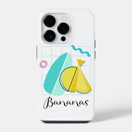 Bananas Memphis iPhoneケース (裏面)