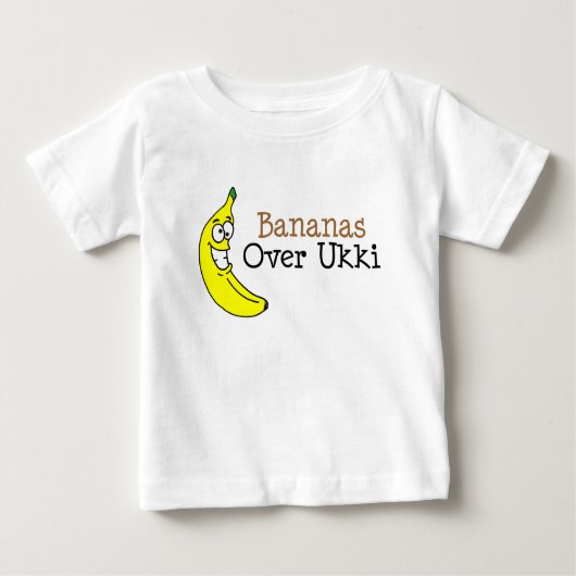 Bananas over Ukki ベビーTシャツ (正面)